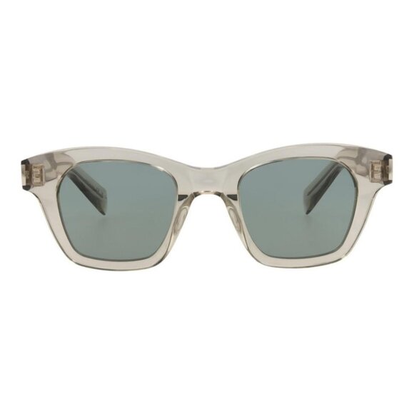 Saint Laurent Unisex Square/Rectangle Beige Beige Green Fashion Designer Eyewear - Picture 2 of 4